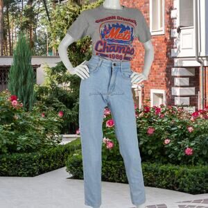 Vintage Lee High Waisted Festival Denim Jeans 25
